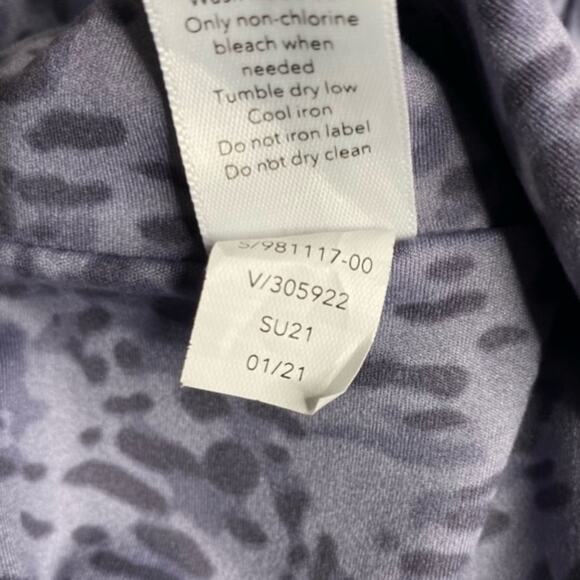 Athleta Salutation Printed Crop Jogger Tempest Violet size XL - Picture 8 of 9